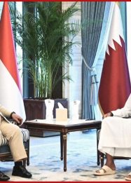Prabowo Bertemu Emir Qatar