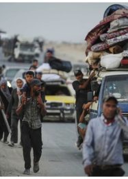 Warga Gaza Mengungsi