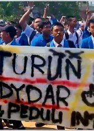 Ribuan Siswa SMK Negeri 1 Indralaya